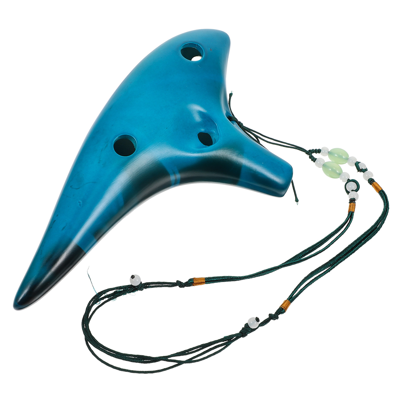 Musical Instrument I Play - 1Set Dolomite Ocarina 12 Holes Portable