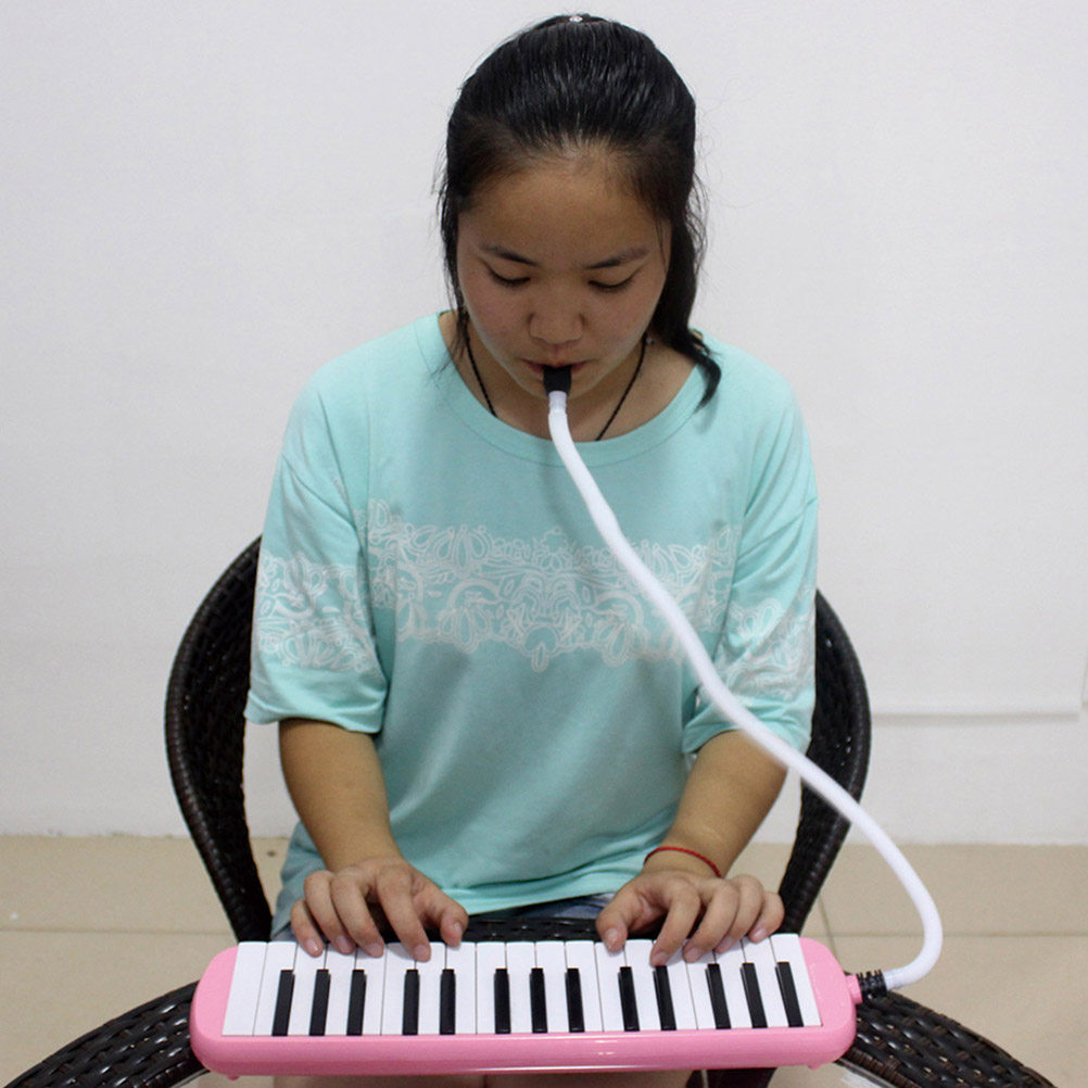 32 Keys Pink Melodica Pianica  - Musical Instrument I Play 评论和价格