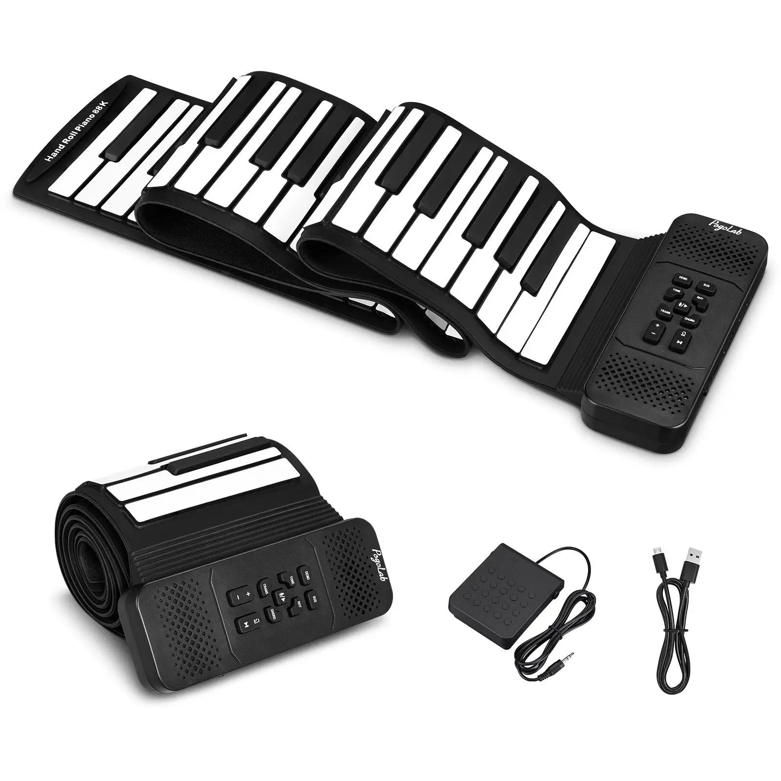 Pogolab 88 Keys Hand Roll Up P - Musical Instrument Of Keyboard 评论和价格