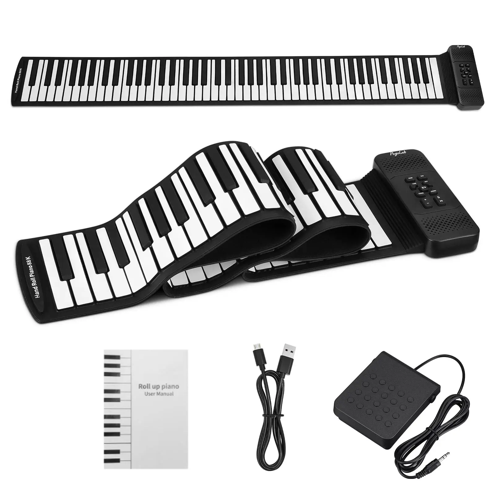 Pogolab 88 Keys Hand Roll Up P - Musical Instrument Of Keyboard 评论和价格