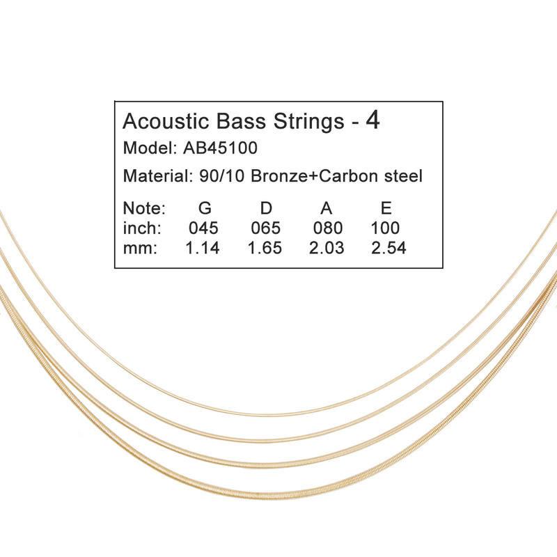 4 Strings Acoustic Bass  ANTI- - Musical Instrument With Strings 评论和价格
