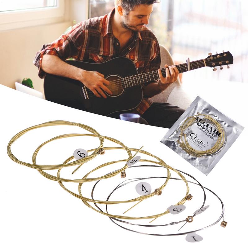 6Pcs High-Quality Acoustic Gui - Musical Instrument With Strings 评论和价格
