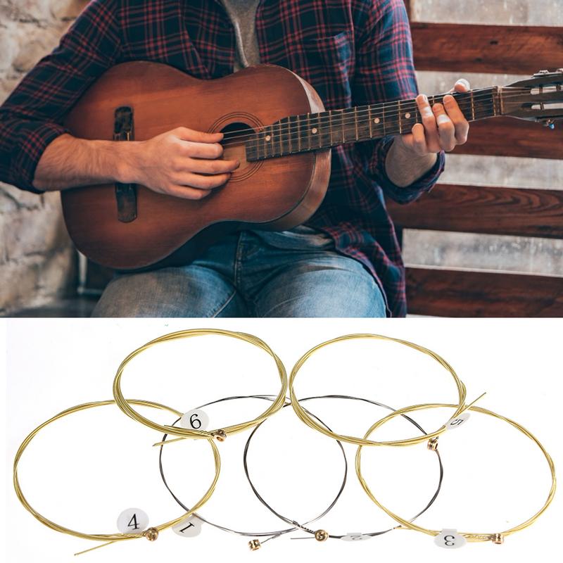 6Pcs High-Quality Acoustic Gui - Musical Instrument With Strings 评论和价格