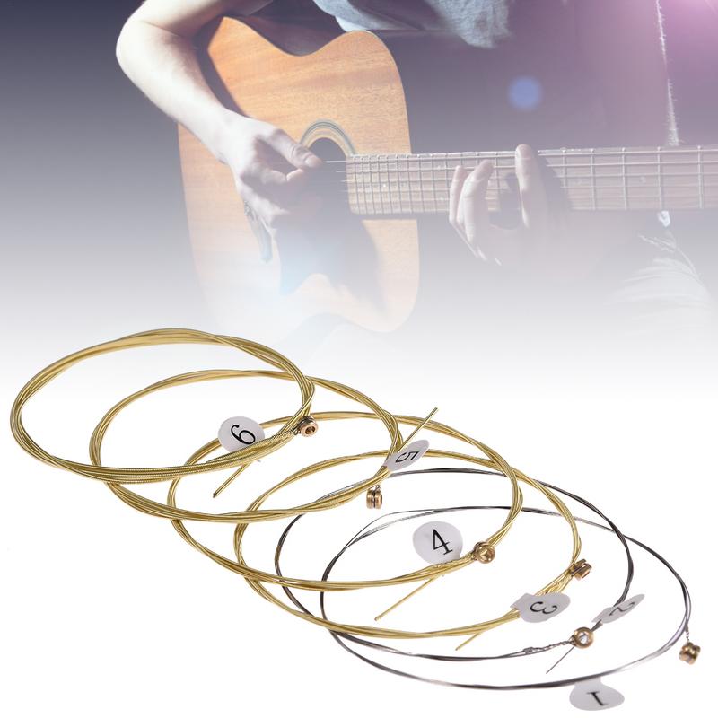 6Pcs High-Quality Acoustic Gui - Musical Instrument With Strings 评论和价格