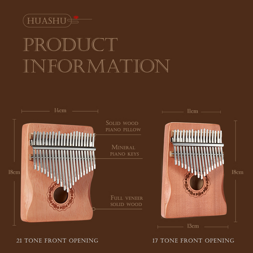 Hluru 17 Key Kalimba Finger Pi - Musical Instrument Of Keyboard 评论和价格