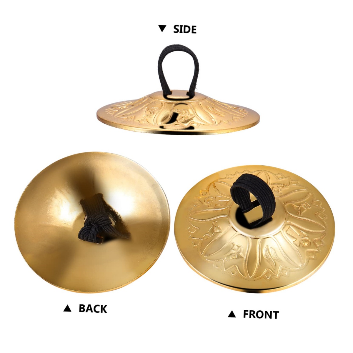 Miwayer 4PCS Mini Copper Finge - Musical Instrument With Hand 评论和价格