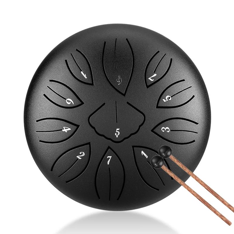 Hluru Steel Tongue Drum 6 Inch - Musical Instrument With Hand 评论和价格