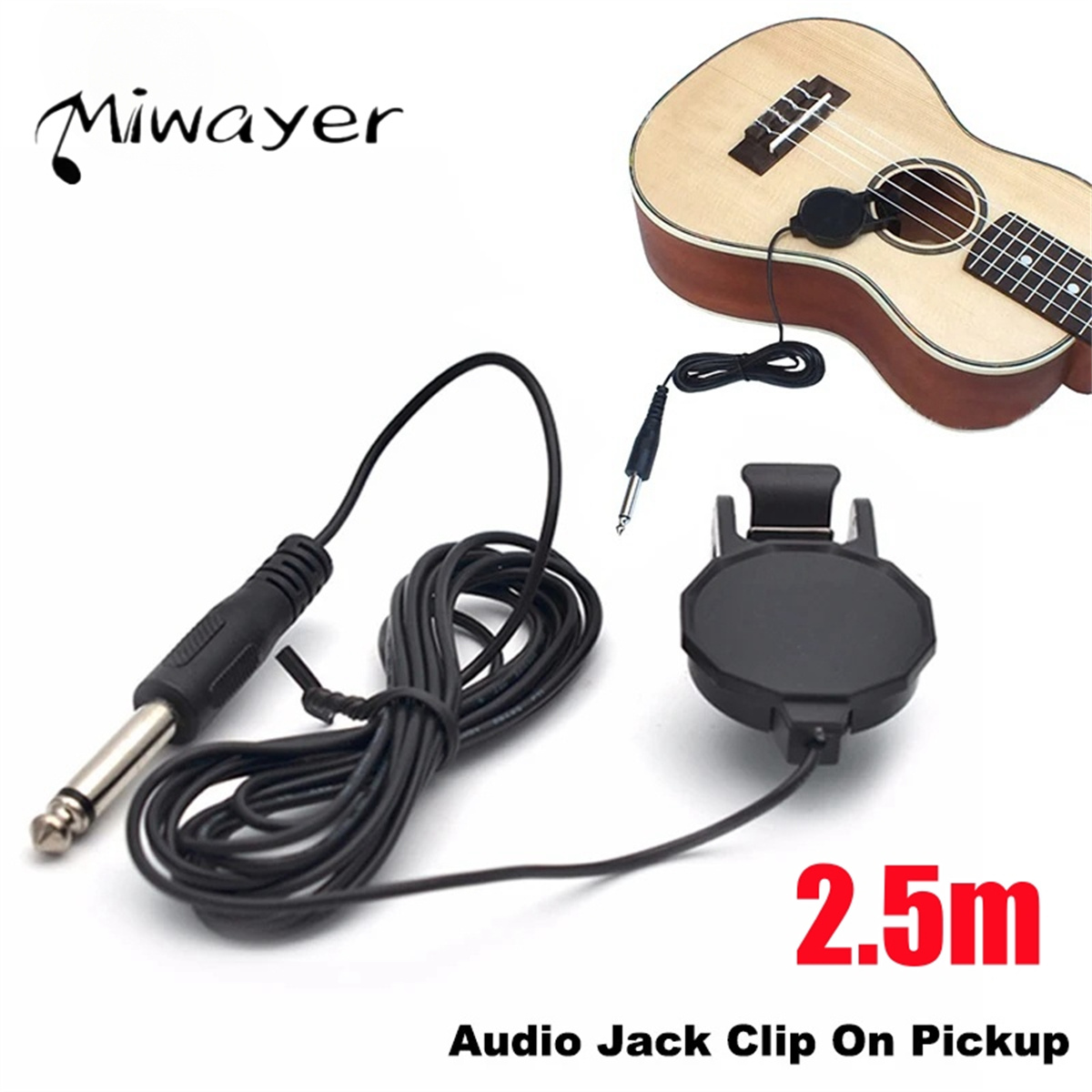 Audio Jack Clip On Pickup for  - Violin Musical Instrument 评论和价格