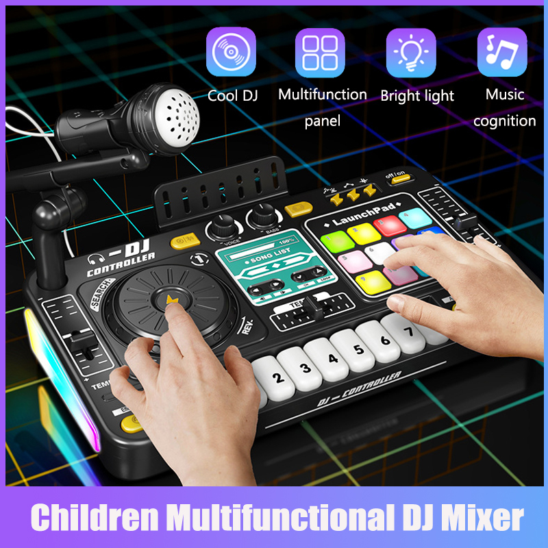DJ Mixing Toys for Children Mu - Musical Instrument Of Keyboard 评论和价格