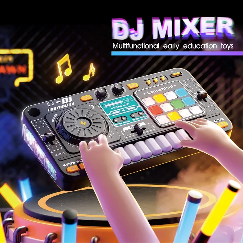 DJ Mixing Toys for Children Mu - Musical Instrument Of Keyboard 评论和价格