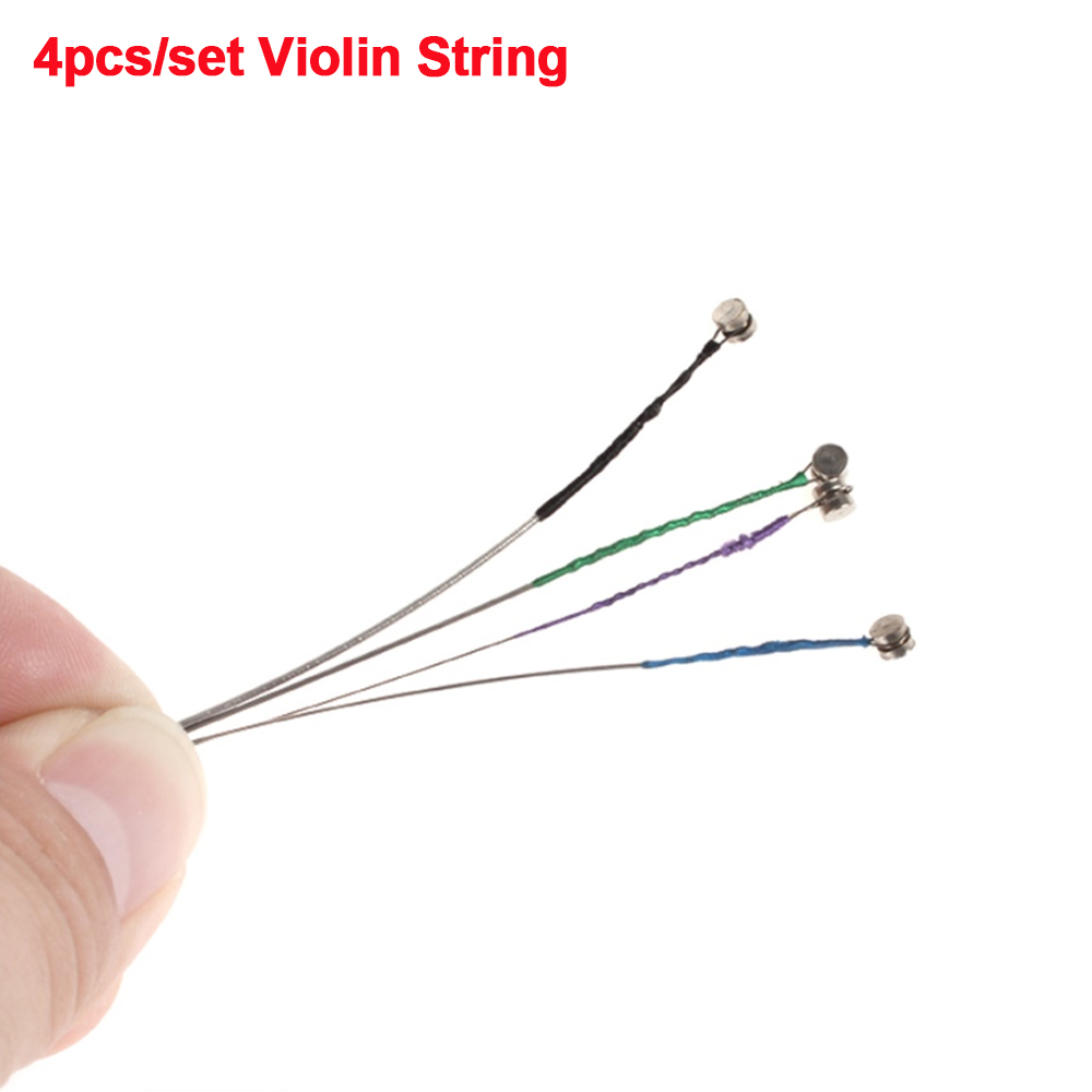 4pcs/set Violin Strings E-A-D- - Violin Musical Instrument 评论和价格