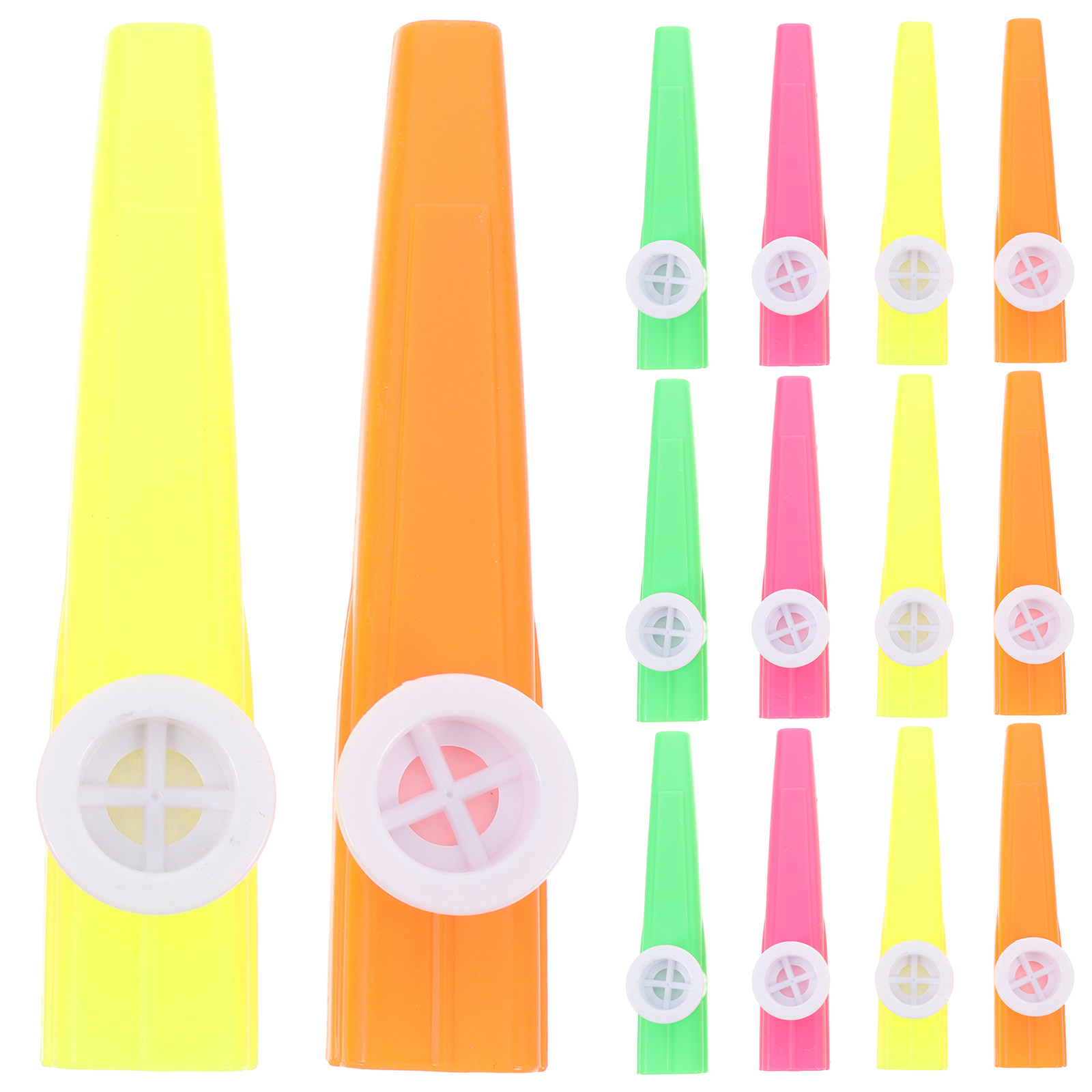 24Pcs Plastic Kazoos Assorted  - Musical Instrument I Play 评论和价格