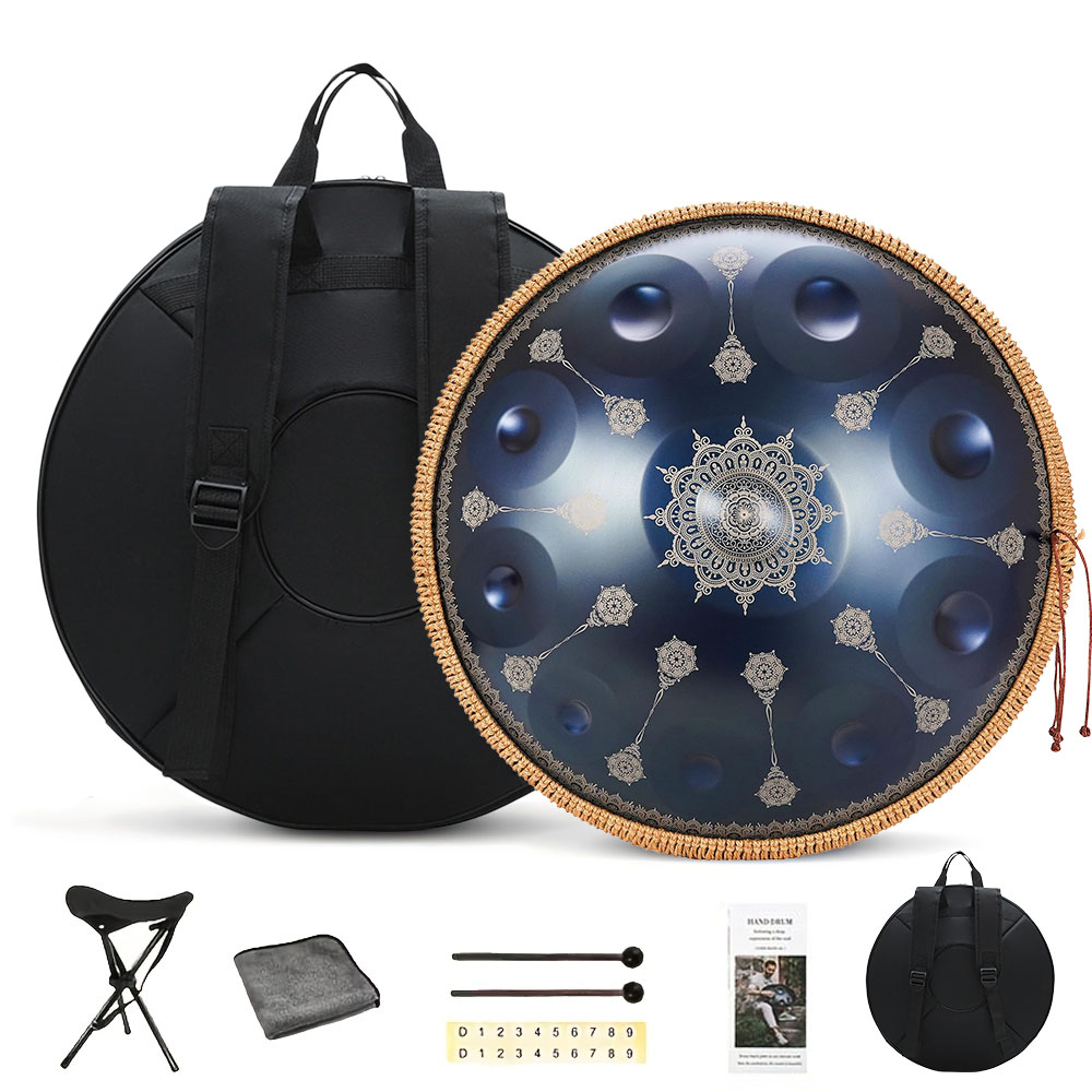 10 Notes Handpan Drum 22 Inch  - Musical Instrument With Hand 评论和价格