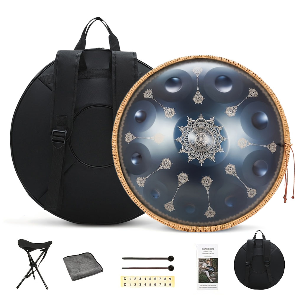 10 Notes Handpan Drum 22 Inch  - Musical Instrument With Hand 评论和价格