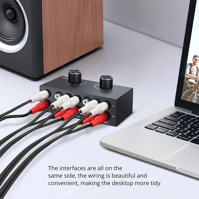 6 Way Audio Switcher Selector  - Musical Instrument Vector 评论和价格