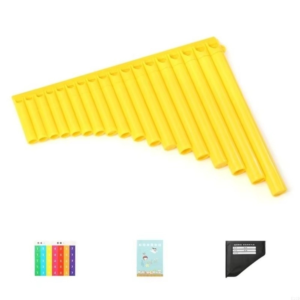 18 Pipes C Scale Panpipe Ergon - Musical Instrument Easy To Learn 评论和价格