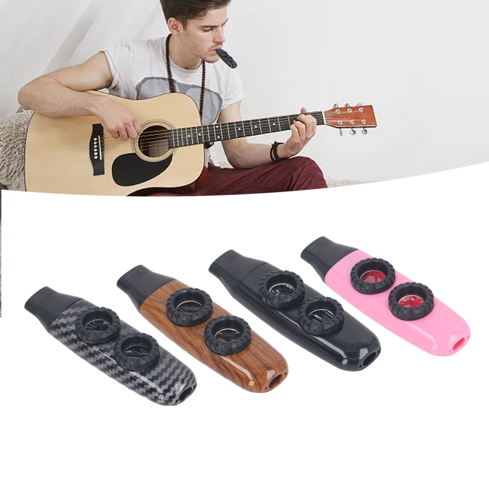 Kazoo Flute Dual Hole Flute Ad - Musical Instrument Flute 评论和价格