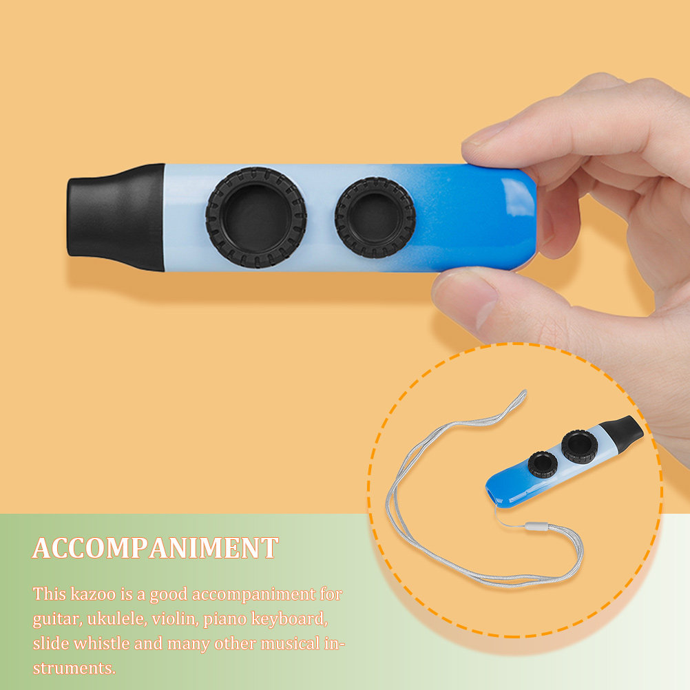 1Set Kazoo ABS Musical Instrum - Musical Instrument Easy To Learn 评论和价格