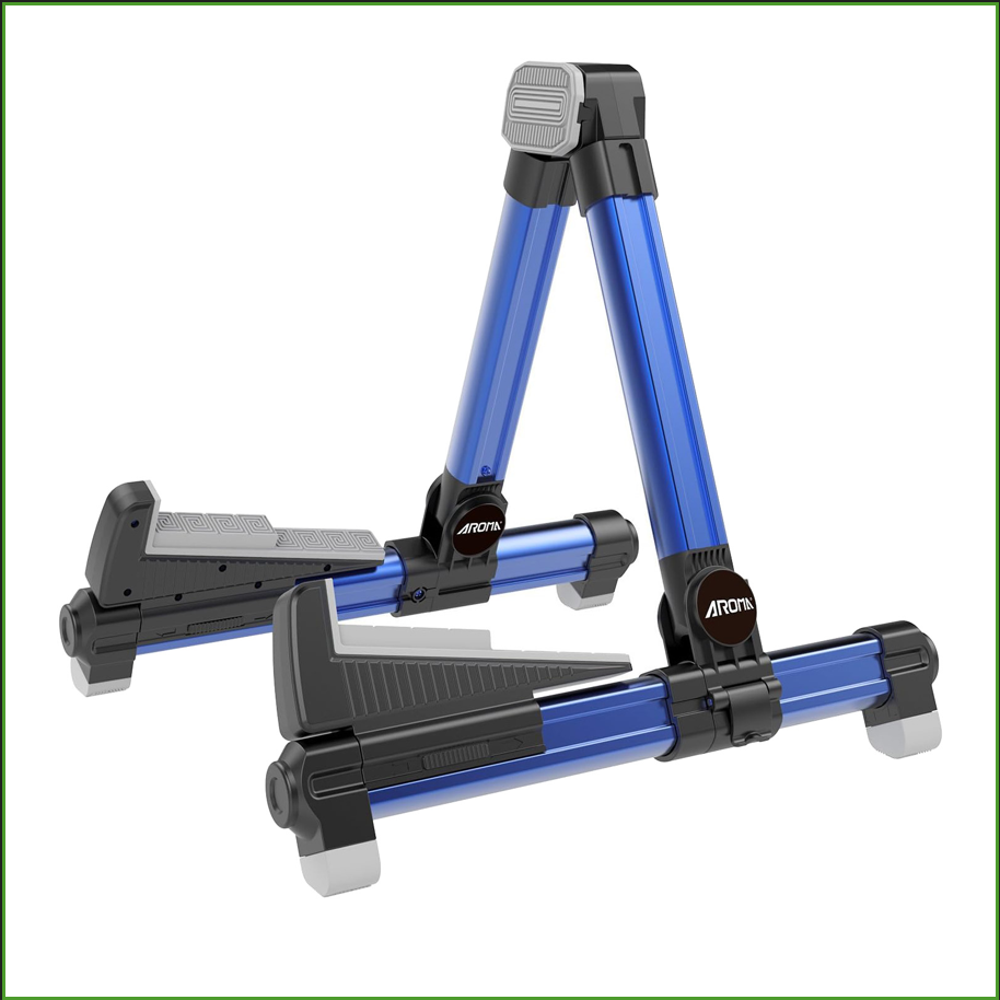 Foldable Aluminum Guitar Stand - Violin Musical Instrument 评论和价格