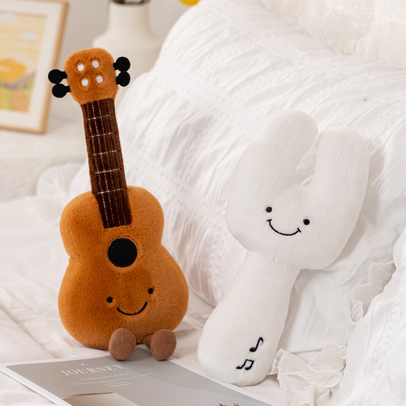 Cute Musical Plush Toy Soft Vi - Musical Instrument Veena 评论和价格
