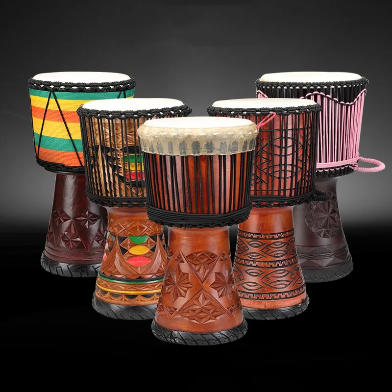 12 Inch Djembe Mahogany Africa - Musical Instrument Percussion 评论和价格