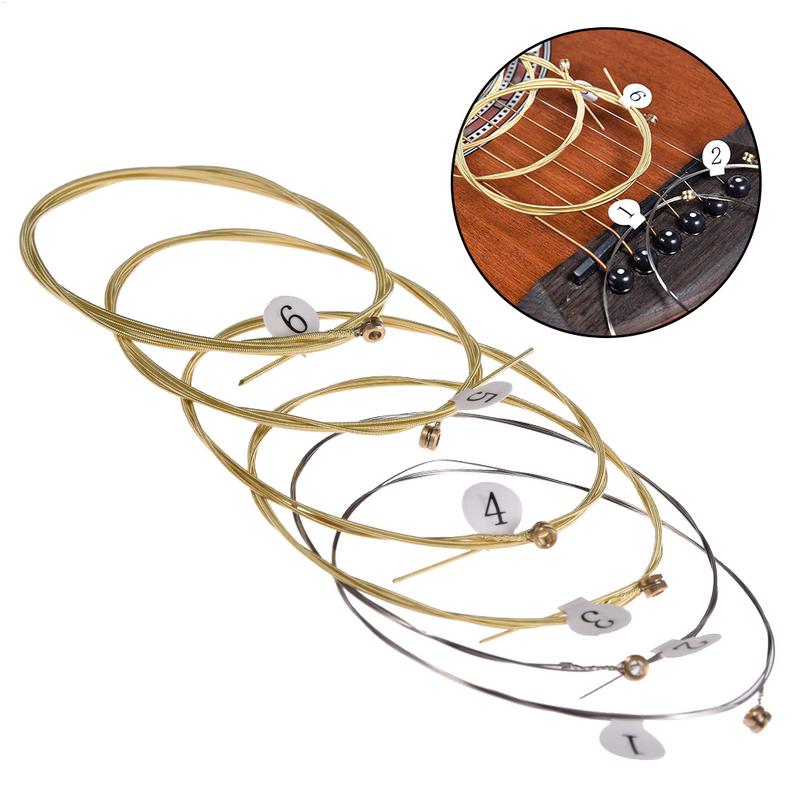 hot sale 6pcs/set Acoustic Gui - Musical Instrument With Strings 评论和价格