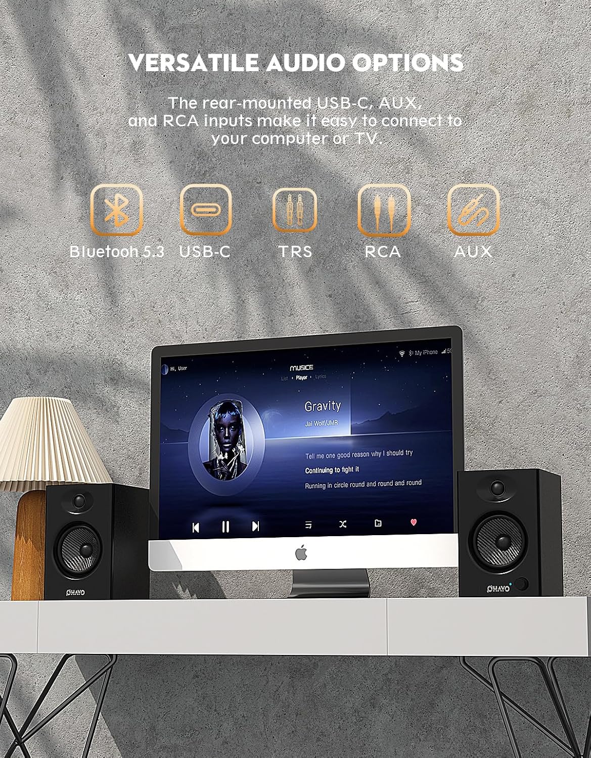 OHAYO 60W Computer Speakers fo - Musical Instrument Vector 评论和价格