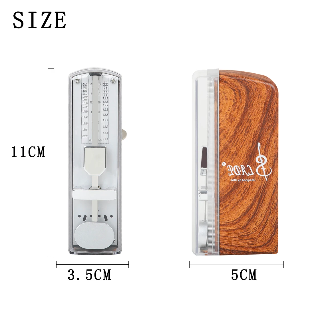 Mechanical Metronome Portable  - Violin Musical Instrument 评论和价格