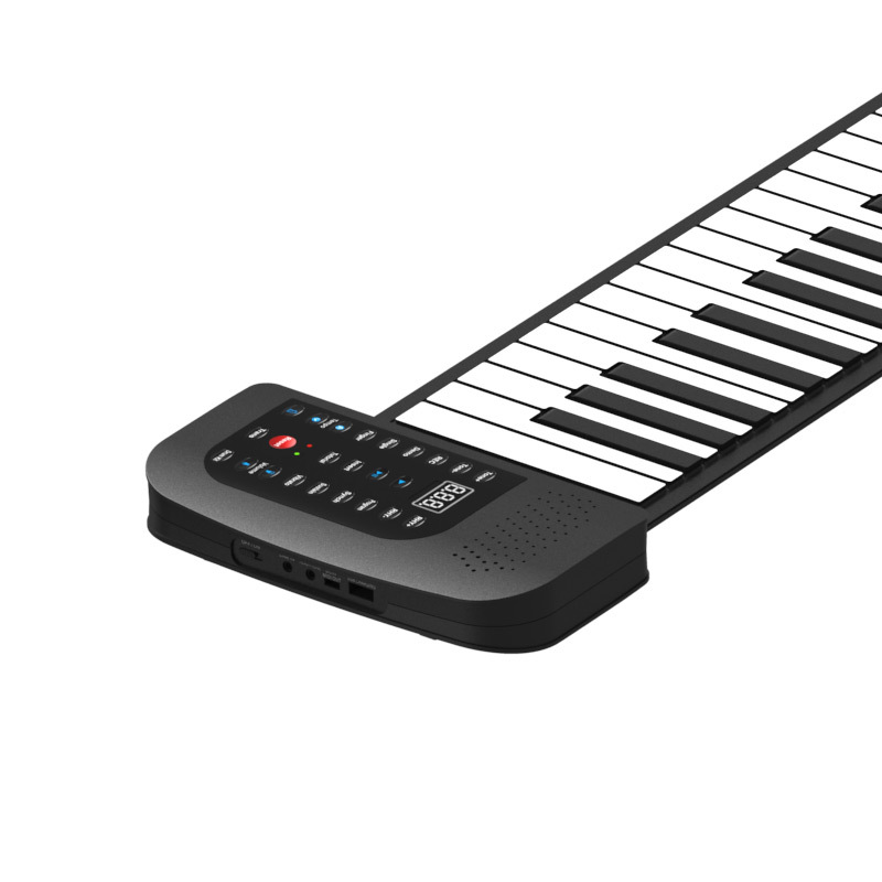 88-Key Roll Up Piano, Thick Si - Musical Instrument Of Keyboard 评论和价格