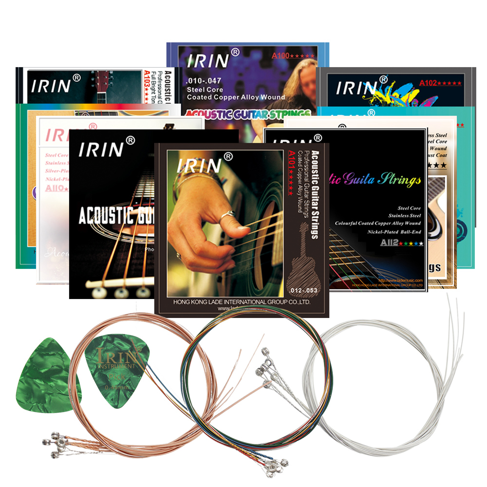 IRIN Acoustic Guitar Strings w - Musical Instrument With Strings 评论和价格