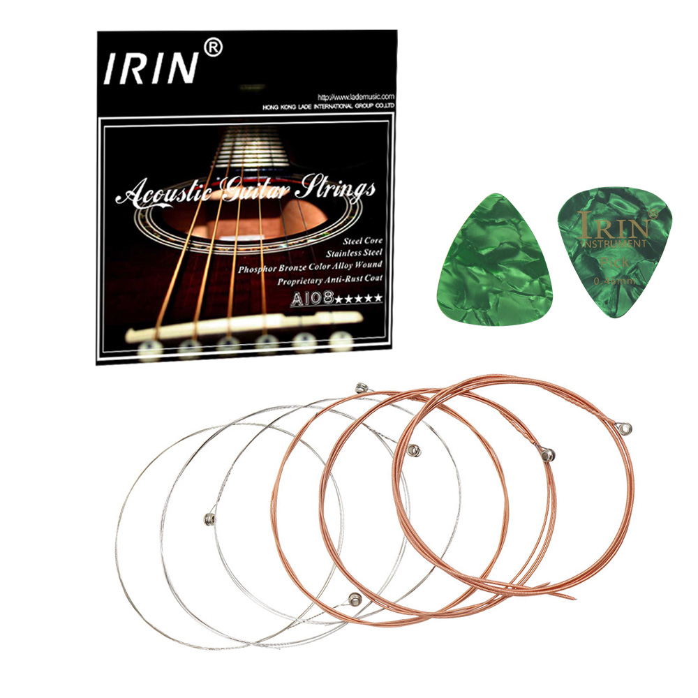 IRIN Acoustic Guitar Strings w - Musical Instrument With Strings 评论和价格