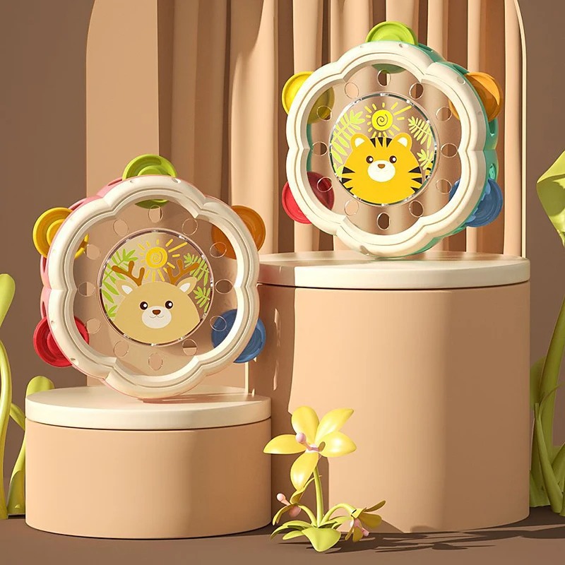 Hand Drum Toy For Baby Toddler - A Musical Instrument You Shake 评论和价格