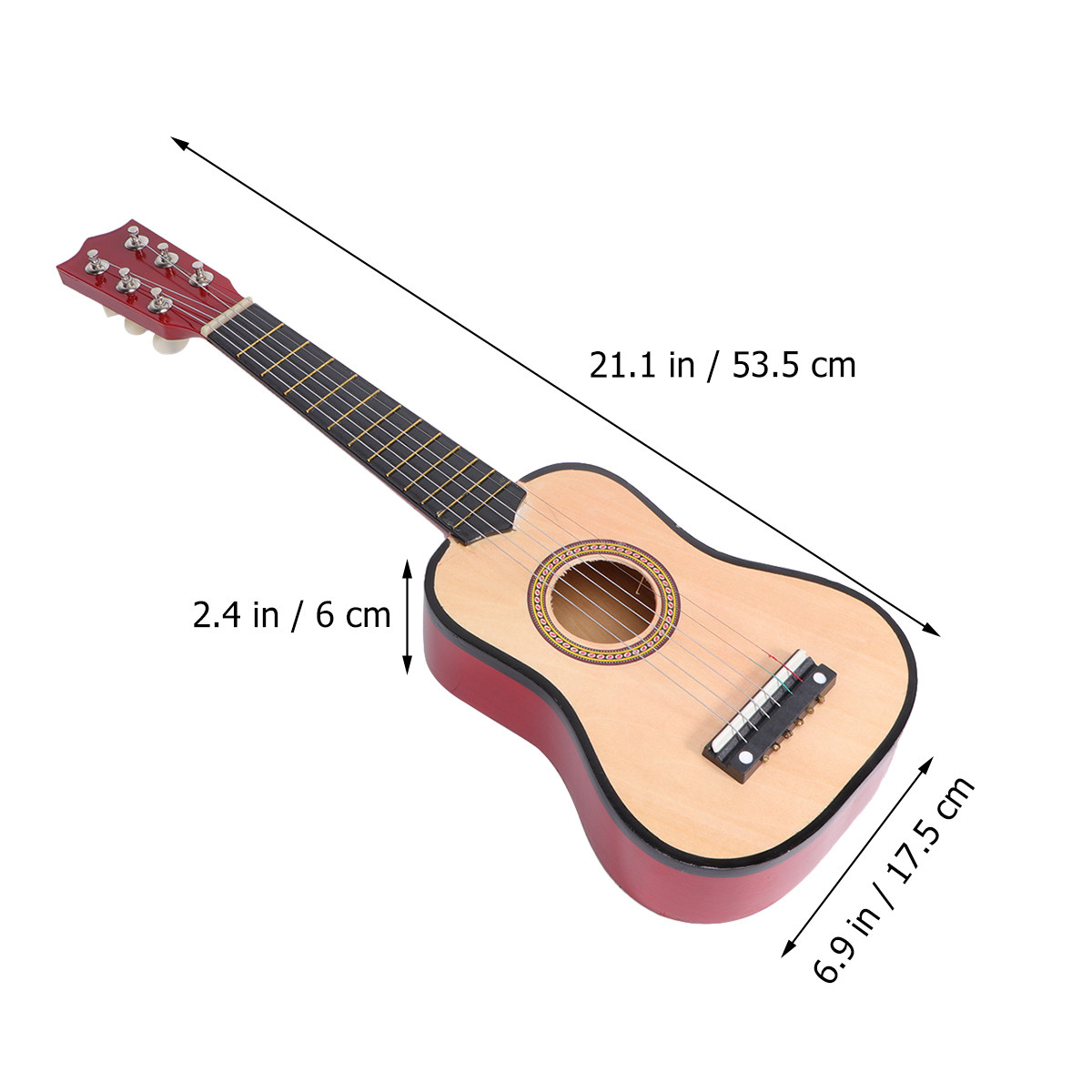 21Inch Acoustic Folk Guitar fo - Musical Instrument I Play 评论和价格