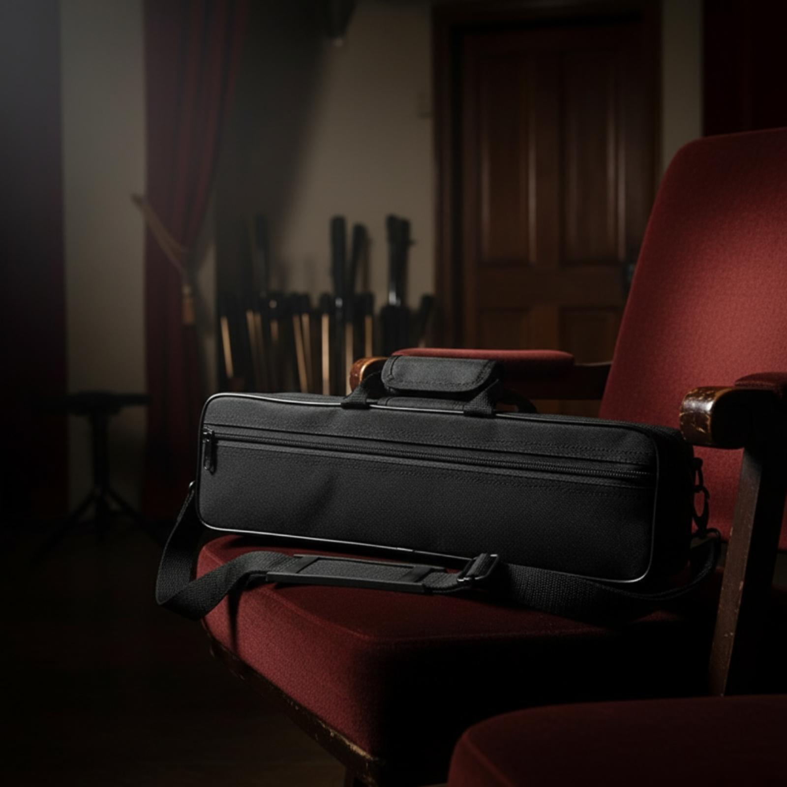 Secure Zipper Flute Bag with F - Musical Instrument Flute 评论和价格