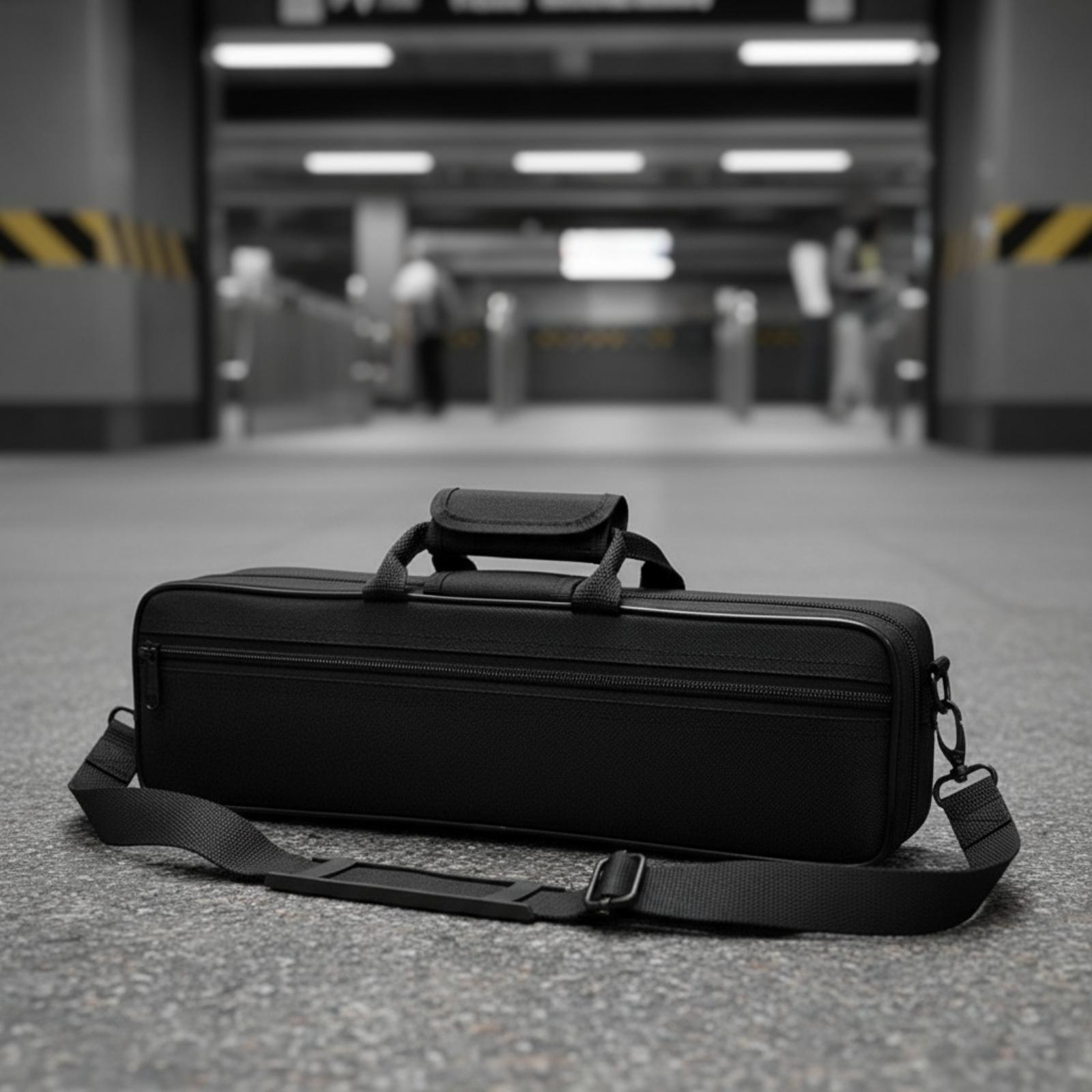 Secure Zipper Flute Bag with F - Musical Instrument Flute 评论和价格