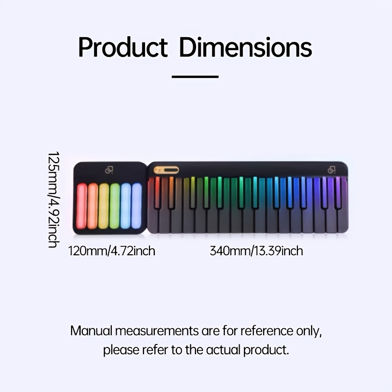 Stylish LED-Backlit PopuPiano  - Musical Instrument Easy To Learn 评论和价格