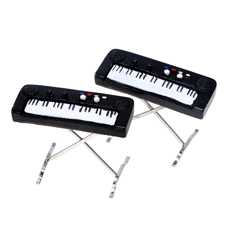 1:12 Dollhouse Miniature Elect - Musical Instrument Of Keyboard 评论和价格