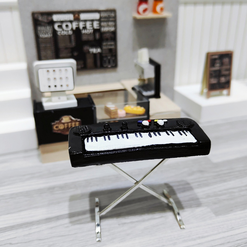 1:12 Dollhouse Miniature Elect - Musical Instrument Of Keyboard 评论和价格